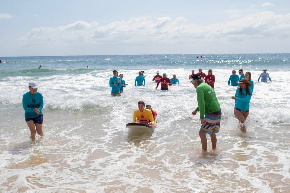 The Disabled Surfers Association Hastings Branch are back in the water for the 2021/22 season. Photo: Supplied