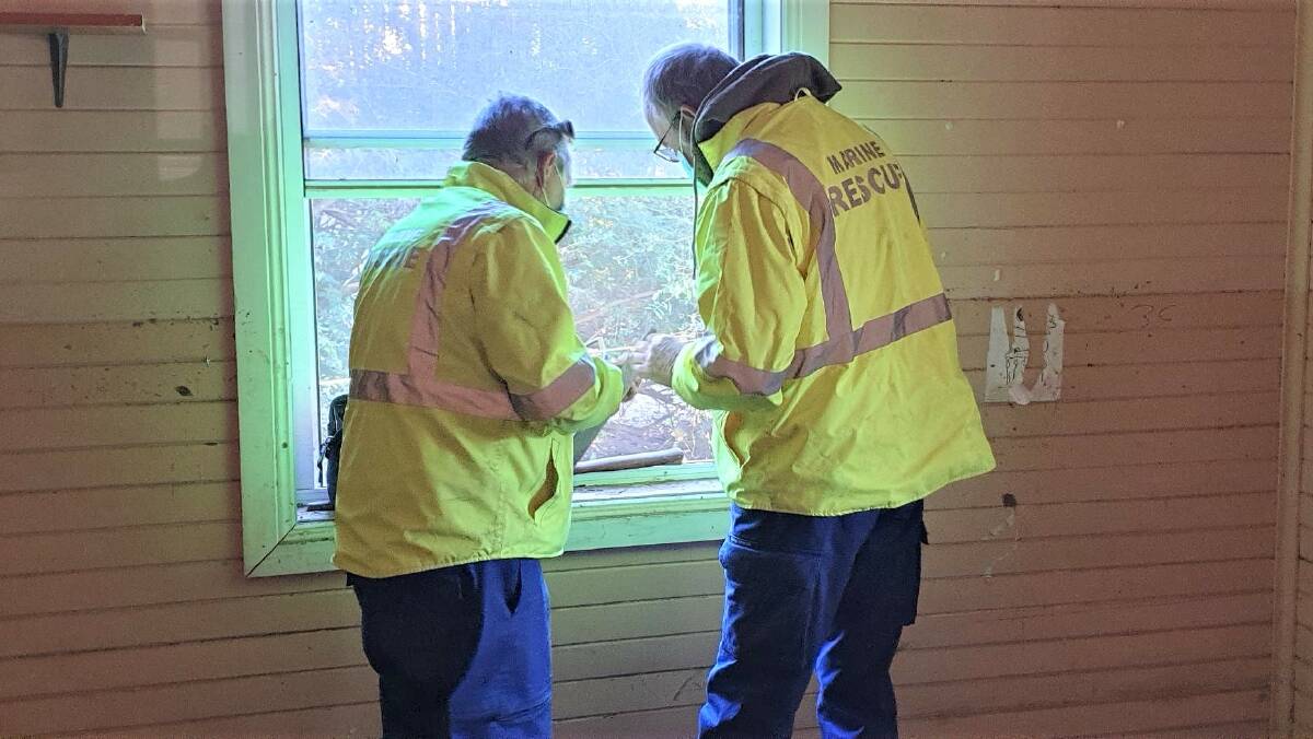 Volunteers have spent the last couple of days preparing the house for painting. Photo: Supplied