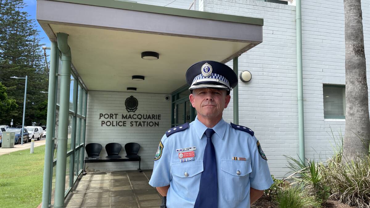 Mid North Coast Police District Crime Manager Detective Inspector Peter O'Reilly. Picture by Ruby Pascoe