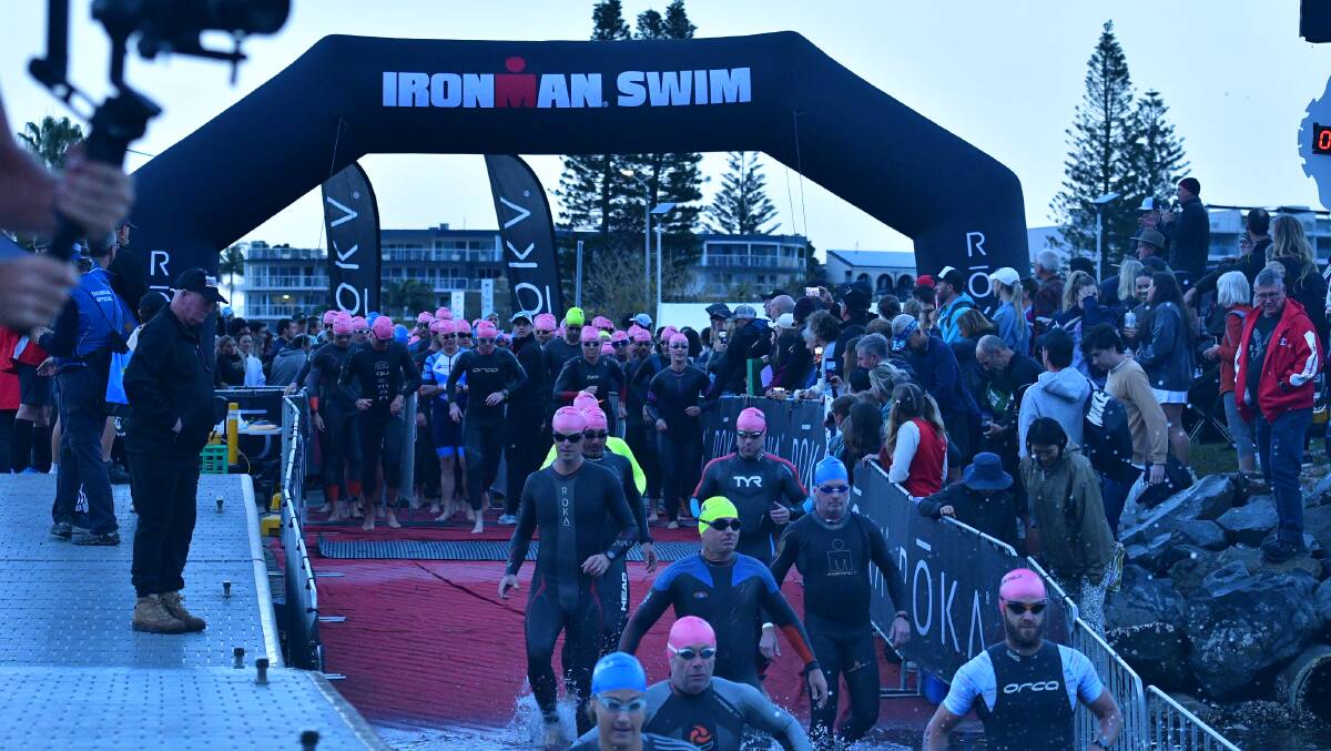 Ironman Australia will be held in Port Macquarie on Sunday, May 5. Picture of the 2023 Ironman by Paul Jobber