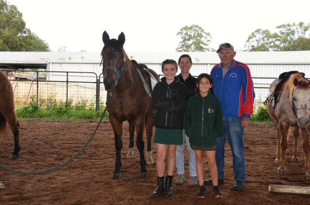 Two Year 5 students have donated over $100 to Riding for the Disabled Wauchope Port Macquarie. Photo: Ruby Pascoe