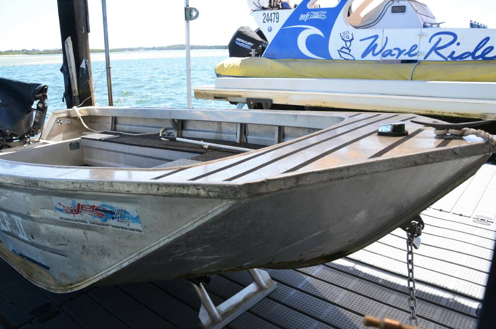 Damage: The inside of the tinny will need to be replaced after being submerged.