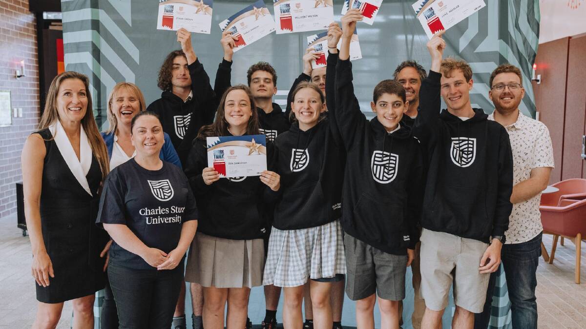Port Macquarie secondary students at St Columba Anglican School have taken out first and third prizes in the National Shark Tank eSchool Program. Picture supplied