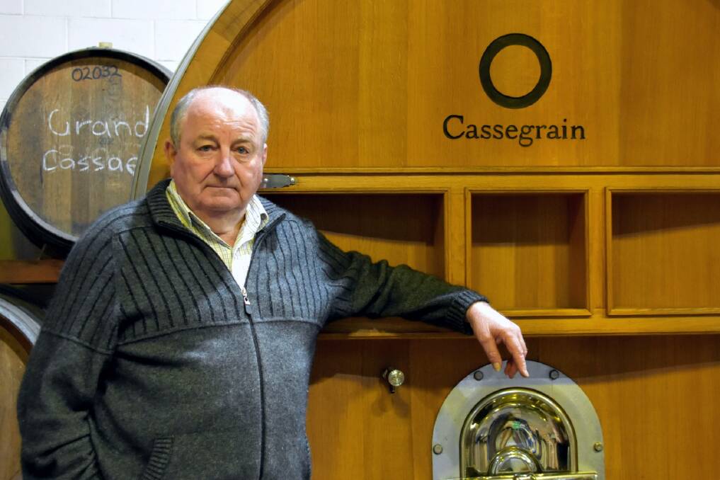 Managing director of Cassegrain Wines John Cassegrain. Picture by Ruby Pascoe