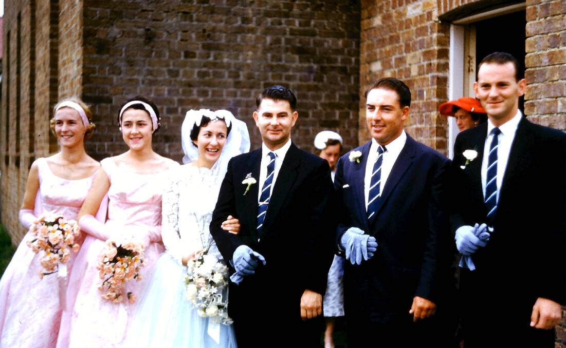 Bill and Patricia married on Easter Saturday in 1959.