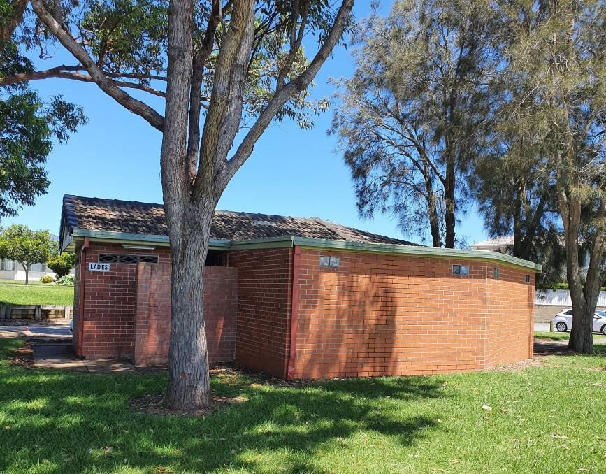 Much needed project: The old toilet block at McInherney Park will be replaced in 2021 as part of an upgrade project.