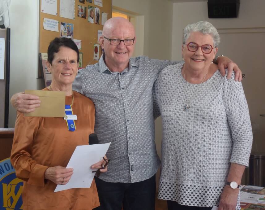 Vital support: Endeavour Mental Health Recovery Clubhouse chief executive officer Rob Moorehead (centre) thanks Port Macquarie CWA Branch president Colleen Carmody and treasurer Alice Miller for the branch's $5000 donation to Endeavour Mental Health Recovery Clubhouse.