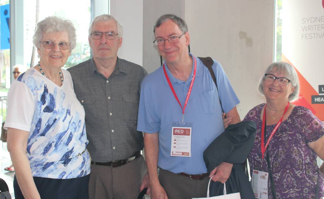 Tina Lee, Doug Lee, Dr Cameron Camp and Linda Camp at the conference. Photo: contributed