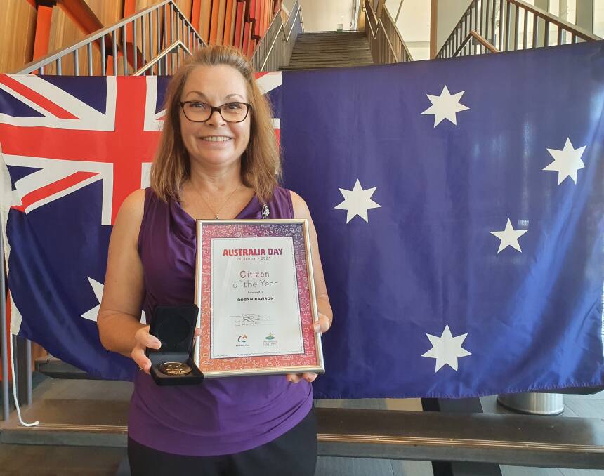Community-minded: Robyn Rawson feels honoured to be named Citizen of the Year.