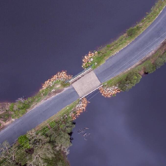 A view of Kenwood Drive bridge from above. Photo: Revive Lake Cathie