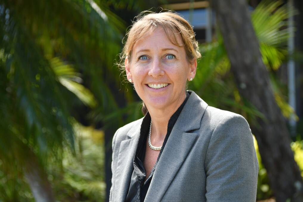 New challenges: Alex Fisher is excited about her job as Port Macquarie-Hastings Council infrastructure director.