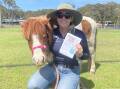 Angela Keating from Port Macquarie Horse Riding Centre promotes a wellbeing program with the help of Mini Moke, the Shetland pony. Picture by Lisa Tisdell