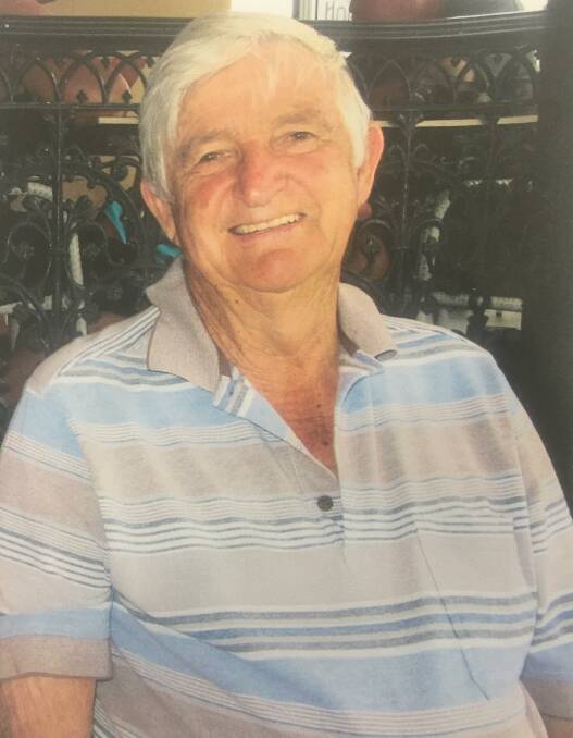 Strong community ties: Denis Dick, born and educated in Port Macquarie, retired back to the town with his wife Carmel in 1992.