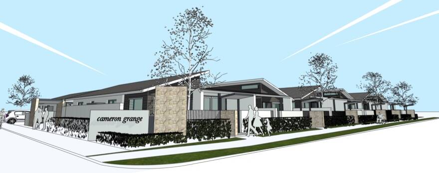 Meeting a need: A concept view of the development from Cameron Street, Wauchope.