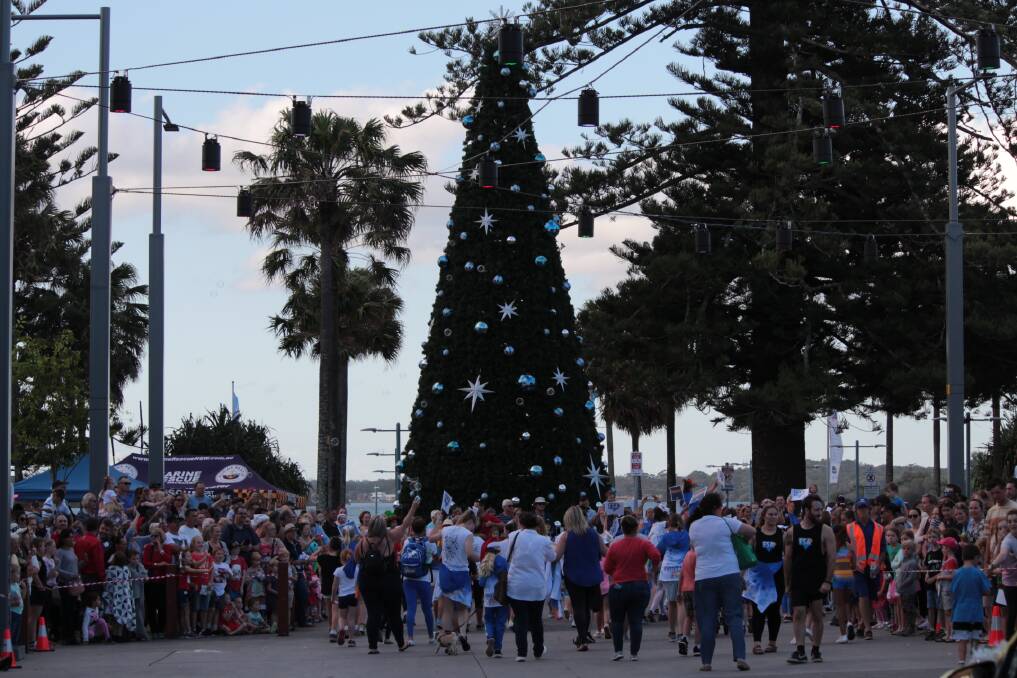 Community celebration: The Countdown to Christmas is one of the most popular events on the area's calendar.