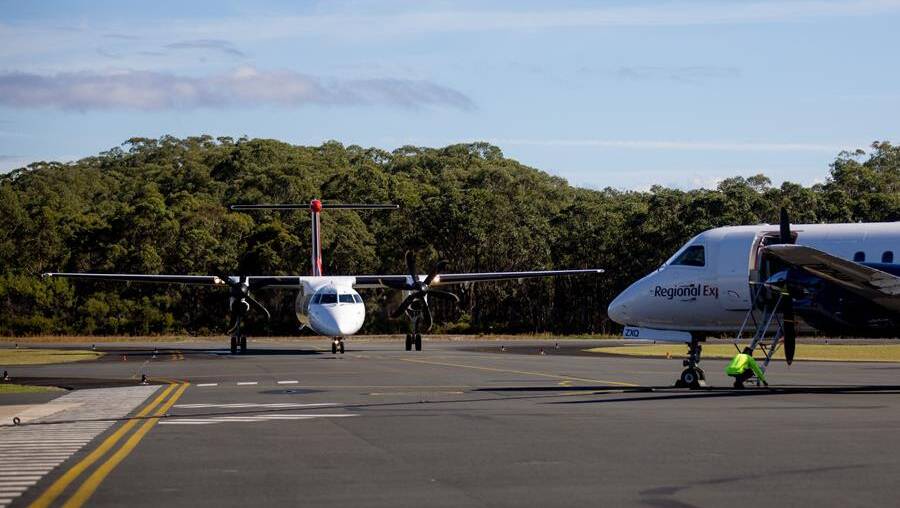 Port Macquarie Airport serves the local government area and wider Mid-North Coast region. Picture: Lindsay Moller Productions