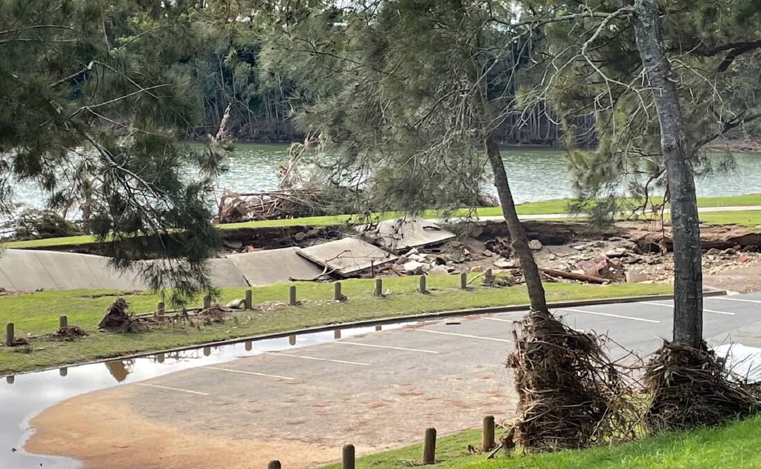 Significant restoration work is needed at Rocks Ferry Reserve.. Photo: Tracey Fairhurst
