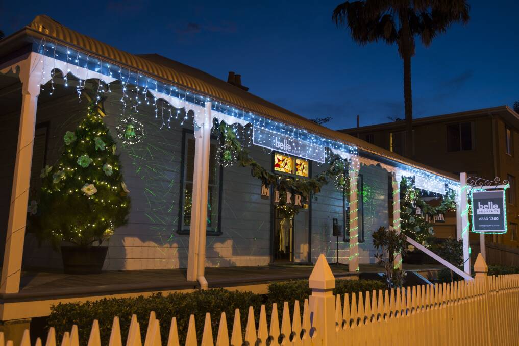 Christmas cheer: A previous Christmas display at Belle Property Port Macquarie.
