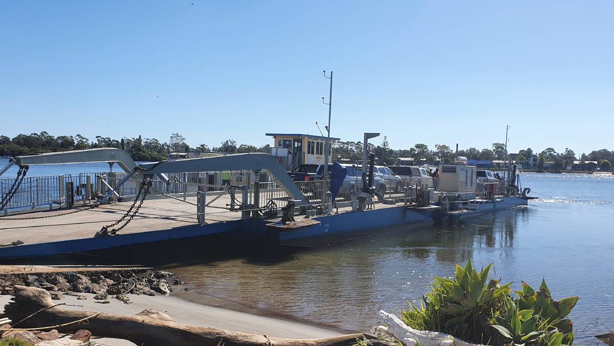 River crossing: The Settlement Point Ferry provides the only vehicle access across the Hastings River to the North Shore while the Hibbard Ferry is being serviced.