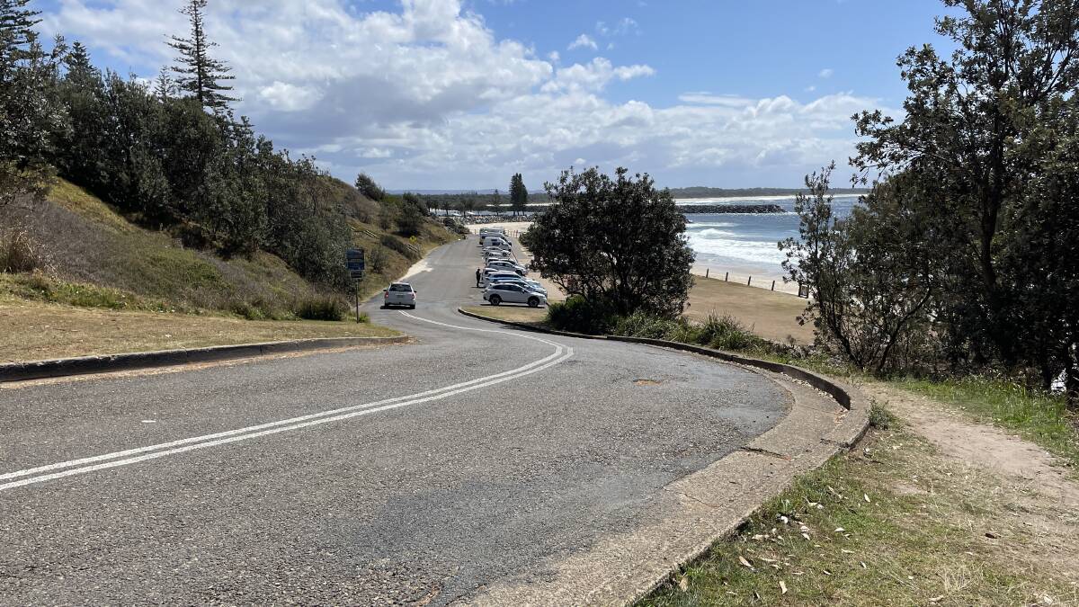 Alban Place at Town Beach will act as an access point to the breakwall during the repair project. Picture by Lisa Tisdell