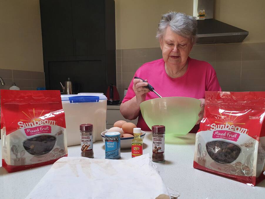 Family tradition: Port Macquarie CWA Branch secretary Gloria Burgess shares tips to make the perfect Christmas pudding.