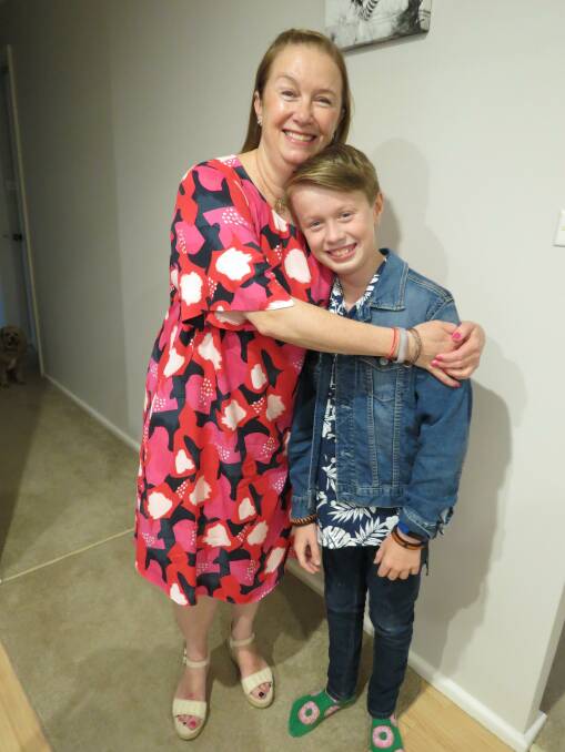 Quality time together: Katherine Harris and her son Jack are adapting to the lifestyle changes amid the coronavirus pandemic. Photo: supplied