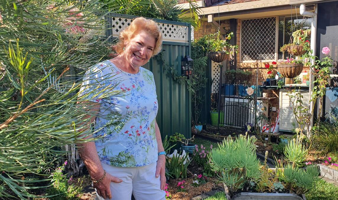 Green thumb: Port Macquarie Garden Club president Mary Biden encourages people to enjoy their gardens.