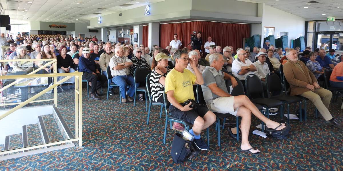 Raising concerns: About 300 people attended at a town meeting in September called by the Port Macquarie Better Orbital Options Alliance.