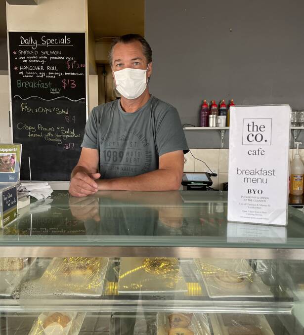The Co Cafe owner Glenn Parker encourages residents to go local with their spending.
