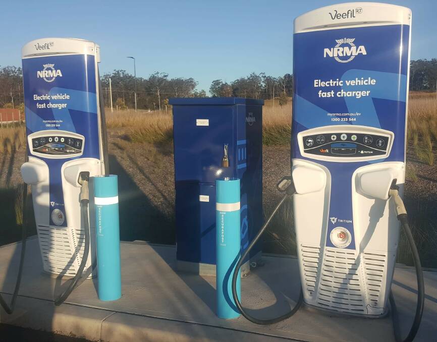 Convenient: Sovereign Place is home to one of the NRMA's fast charging stations for electric cars.