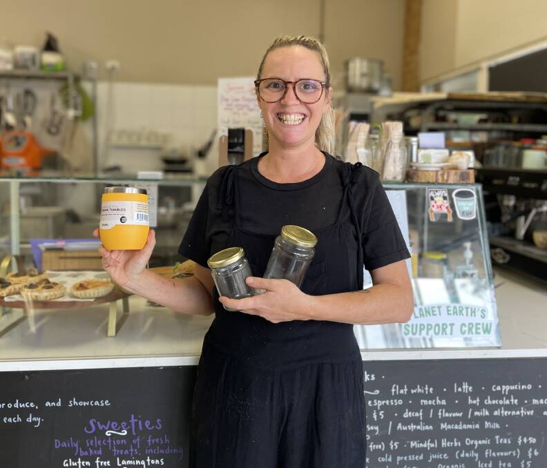 Environmentally sound: Kate Mitchell from katecaters supports alternatives to single-use takeaway coffee cups.