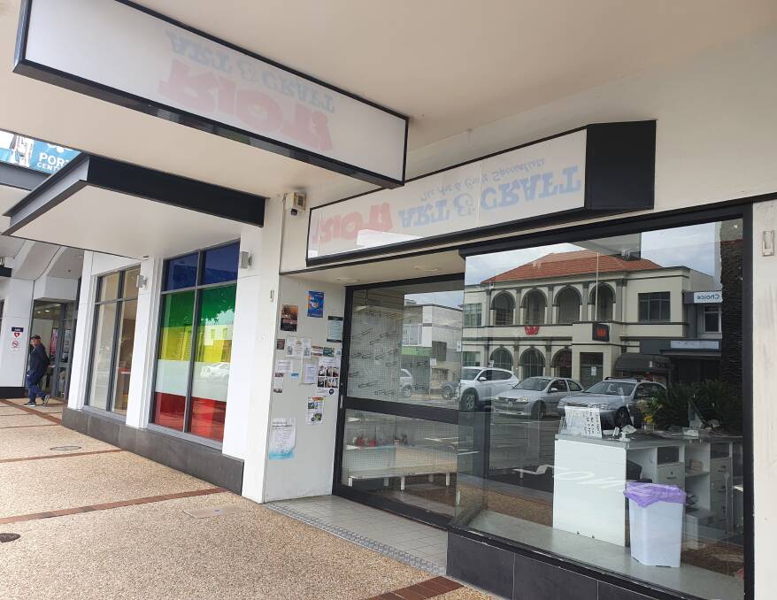 No longer: Port Macquarie's Riot Art & Craft store has closed down.