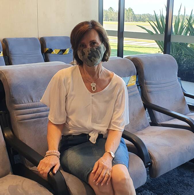 Common sense: Jennifer Bennett agrees with the mandatory wearing of face masks on domestic flights.