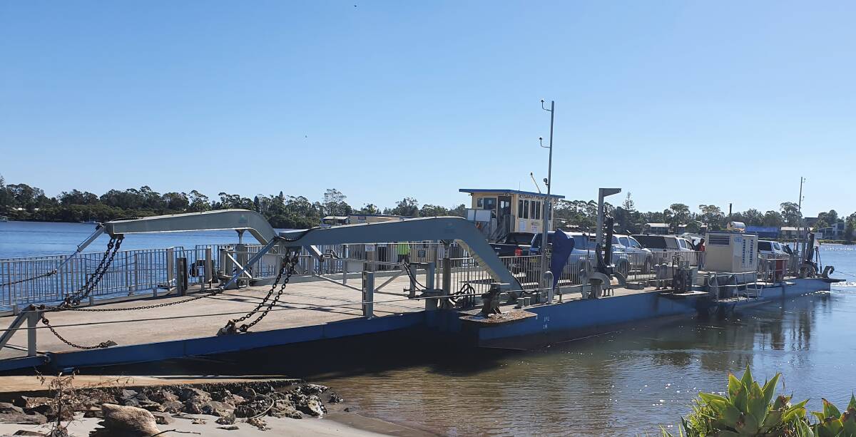 Transport link: The Settlement Point Ferry crosses the Hastings River from Settlement Point to the North Shore.