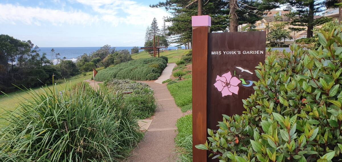 Tranquil space: Mrs York's Garden has been granted $5000 for its stairs to Macquarie Shelter project.