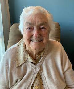 Milestone birthday approaches: Dorothy Thoroughgood looks forward to her 100th birthday.