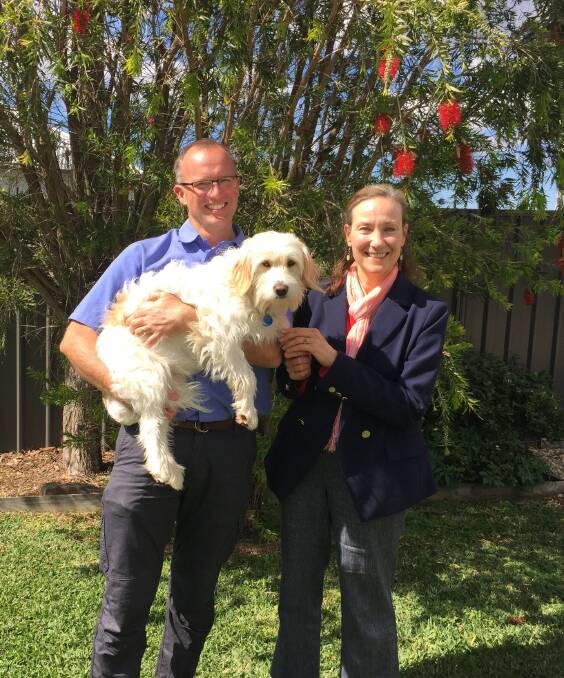 Climate voice: Veterinarians for Climate Action members Michael Ferguson and Angela Frimberger are among those in the profession championing climate action. Photo: Supplied