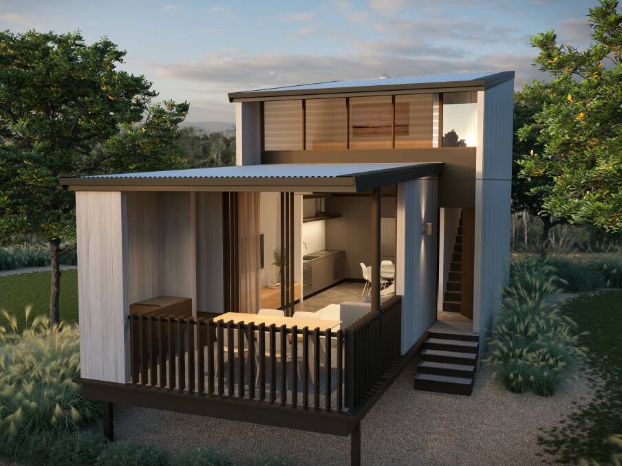 Growth phase: An artistic impression of a two-bedroom villa.