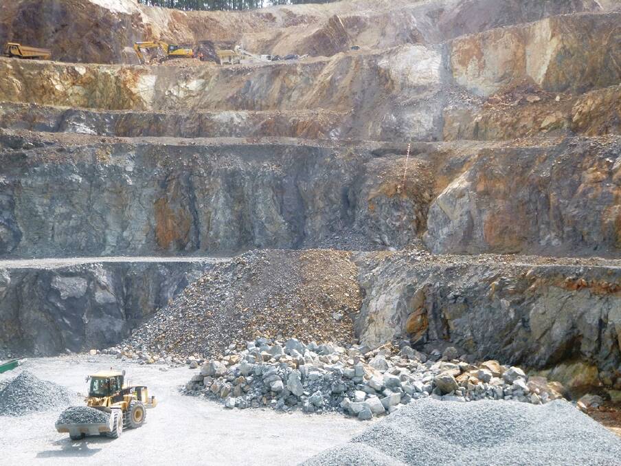 Expansion plans: Hanson Construction Materials proposes to extend Sancrox Quarry's life by expanding the approved extraction boundary and increasing the annual extraction limit. Photo: Hanson Construction Materials