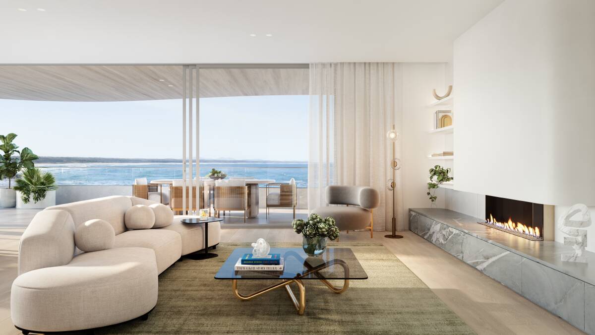 The apartments will have sweeping water views. Picture: Coordinate