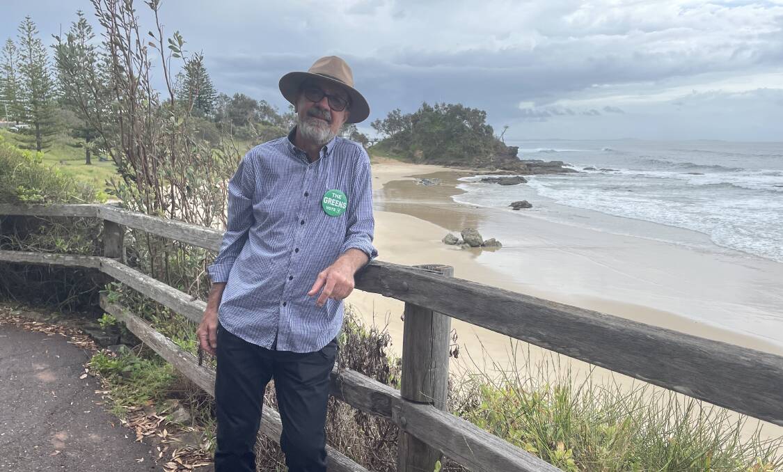 Renewable energy consultant Stuart Watson is contesting the seat of Port Macquarie for The Greens. Picture by Lisa Tisdell