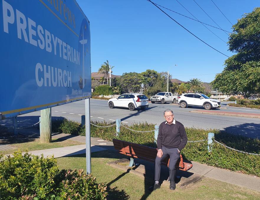 Dangerous intersection: Reverend Scott Donnellan welcomes community consultation over a proposed short-term safety improvement at the William Street/Munster Street intersection.