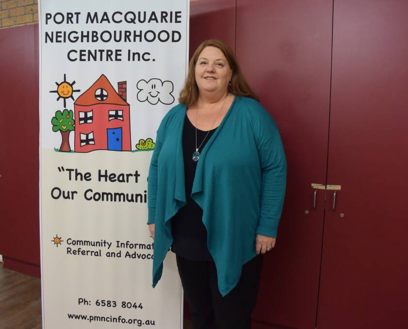 Supporting the community: Port Macquarie Neighbourhood Centre manager Leesa-Rae Harrison enjoys her new role.