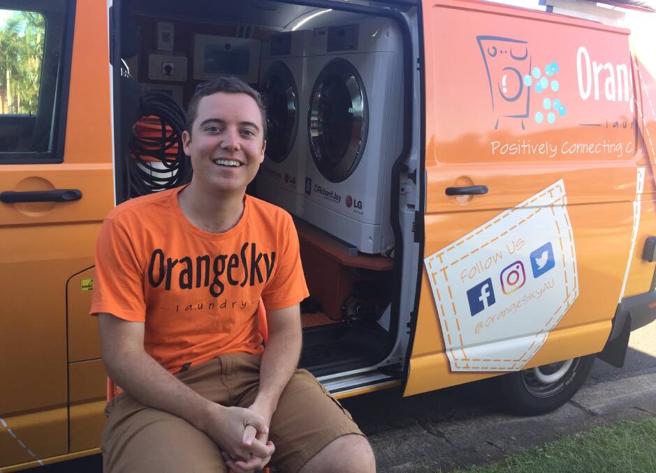 Rewarding role: Orange Sky Laundry head of operations David Tubb encourages more people to volunteer on the Mid-North Coast.