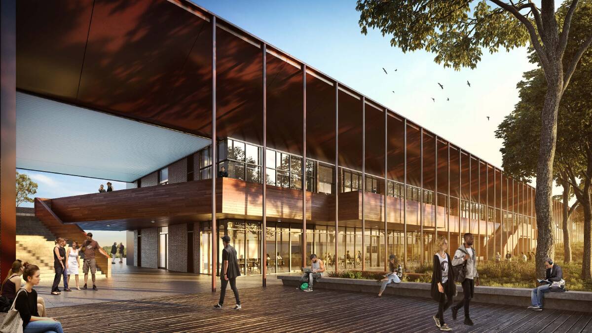 Artistic impression: Charles Sturt University looks to the future with its stage two campus expansion.