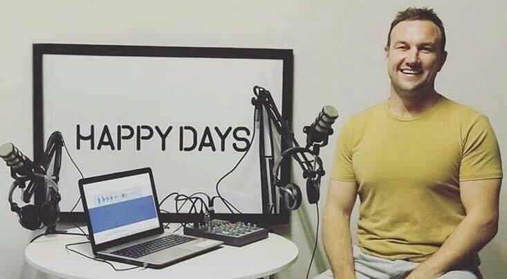 Helping others: Happy Days podcast host Ben Cudmore is keen to become a Lifelife Mid Coast telephone crisis support volunteer. Photo: Katie Cudmore