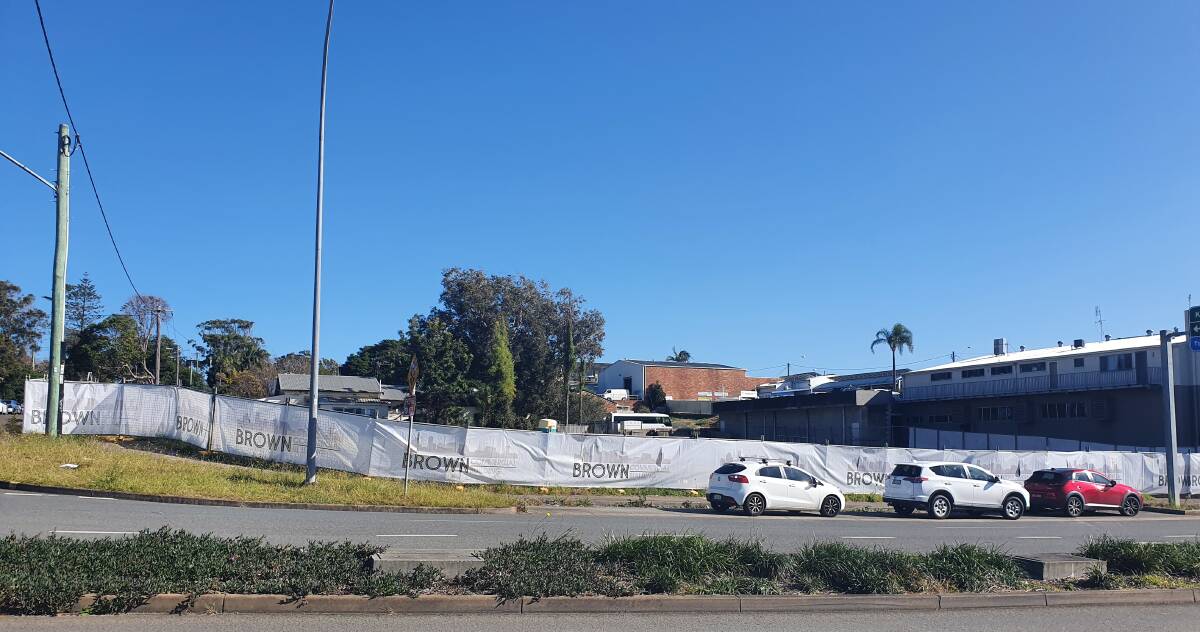 Work in progress: A service station is under development on the corner of Ocean Drive and Ackroyd Street.