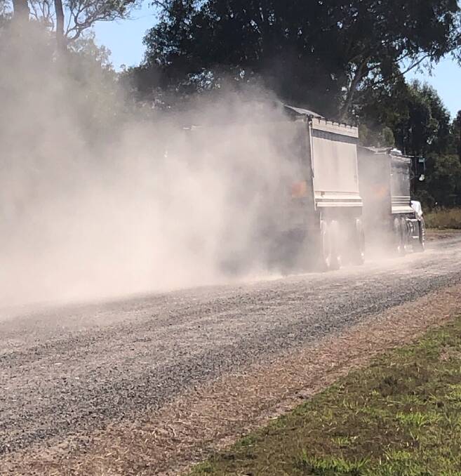 Win for residents: Sealing of The Hatch Road will address the excessive dust problem.