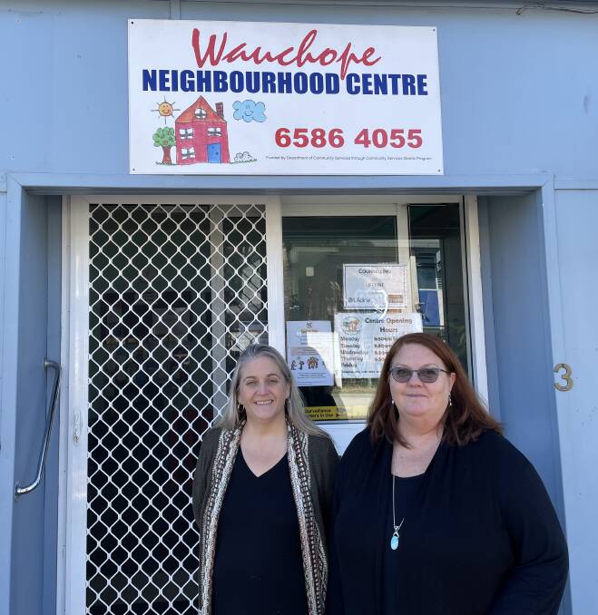 Community hub: Project officer Kate Harris and Hastings Neighbourhood Services manager Leesa-Rae Harrison recognise the importance of the Wauchope Neighbourhood Centre's services.