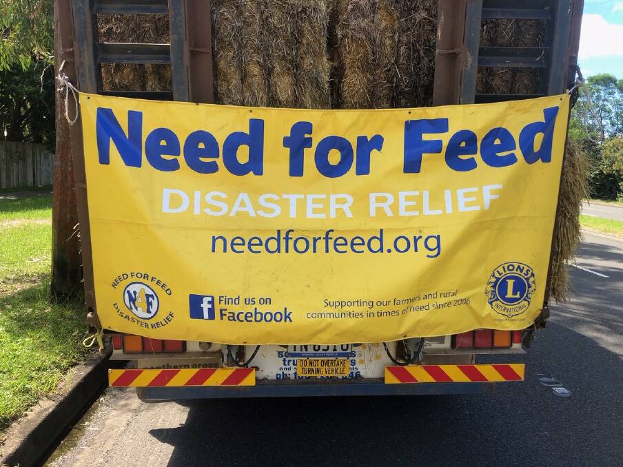 Disaster relief: Need for Feed is helping Mid-North Coast farmers by trucking in donated fodder.